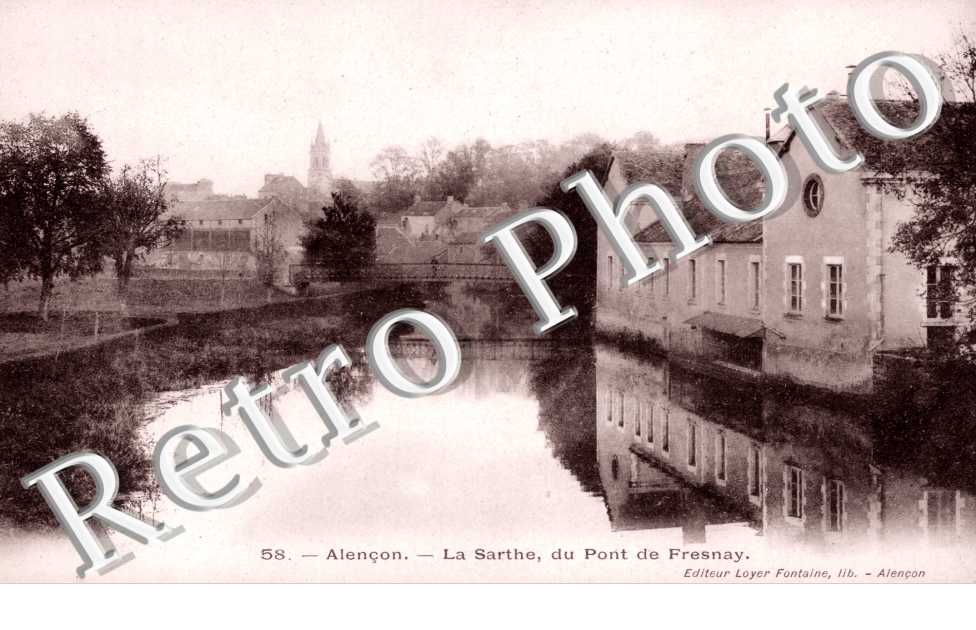 la Sarthe, du Pont de Fresnay