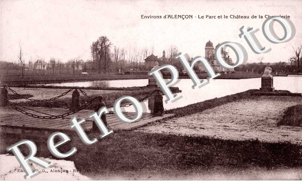 le parc et le chateau de la Chevalerie