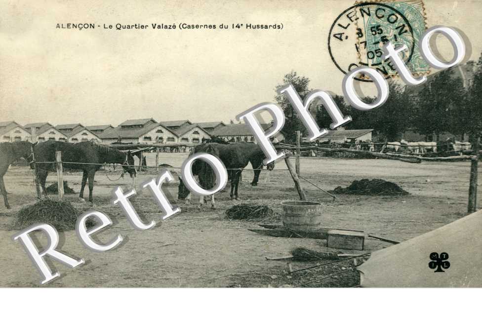 le quartier Valaze (Casernes du 14eme Hussards)