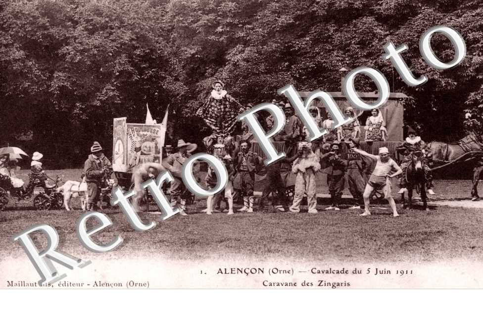 Cavalcade du 5 juin 1911 - Caravane de Zingaris