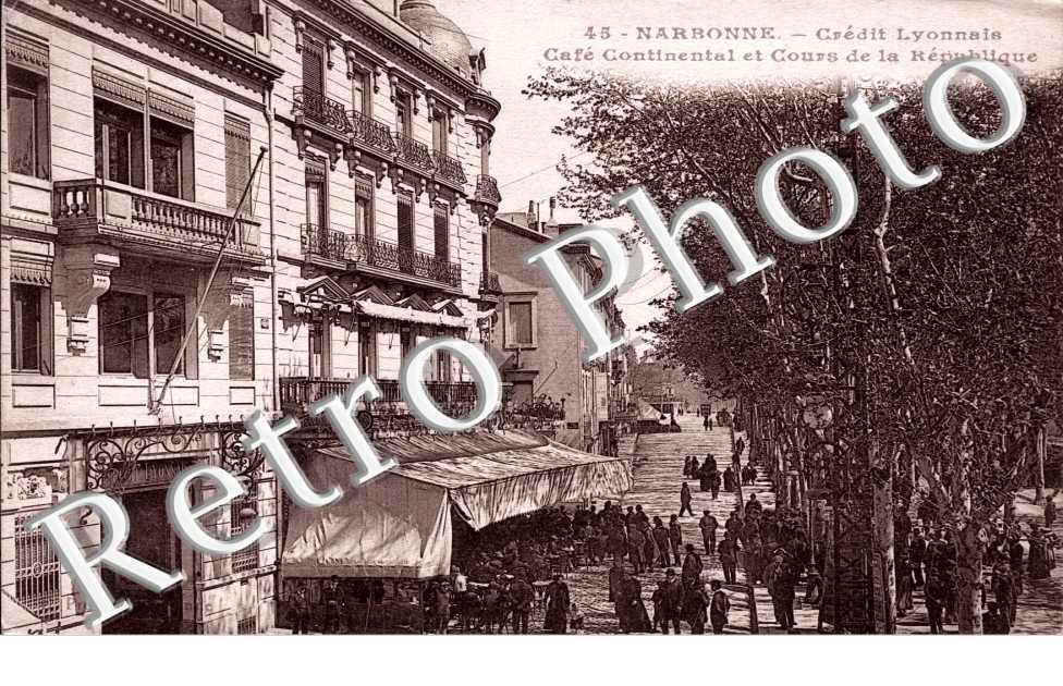 Cafe Continental et cours de la Republique