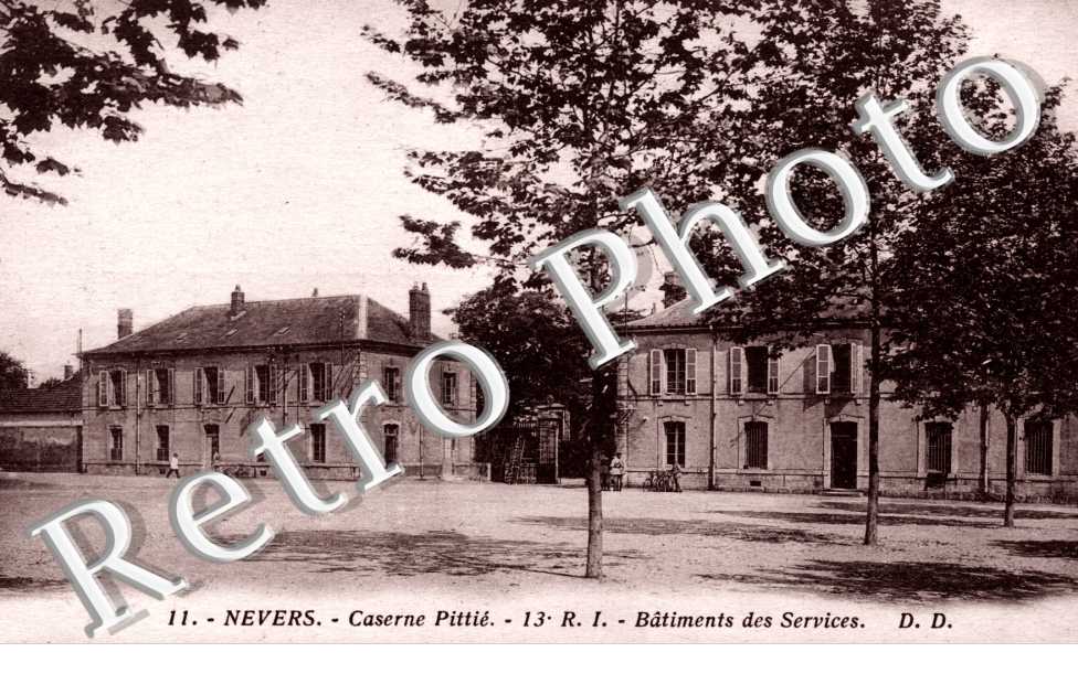 Caserne Pittie - batiments des services