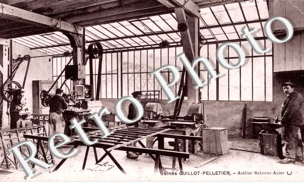 usines Guillot-Pelletier, atelier balcons acier