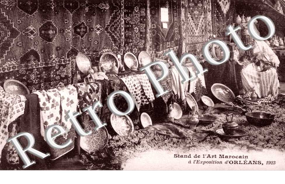 stand de l'art marocain, exposition d'orleans 1923