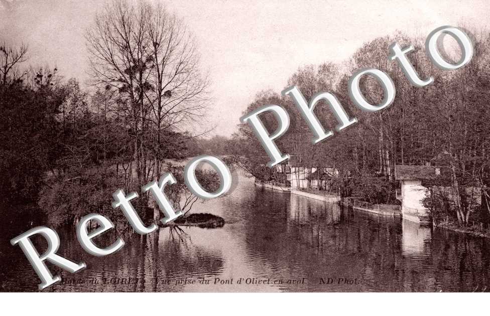Vue prise du Pont d'olivet