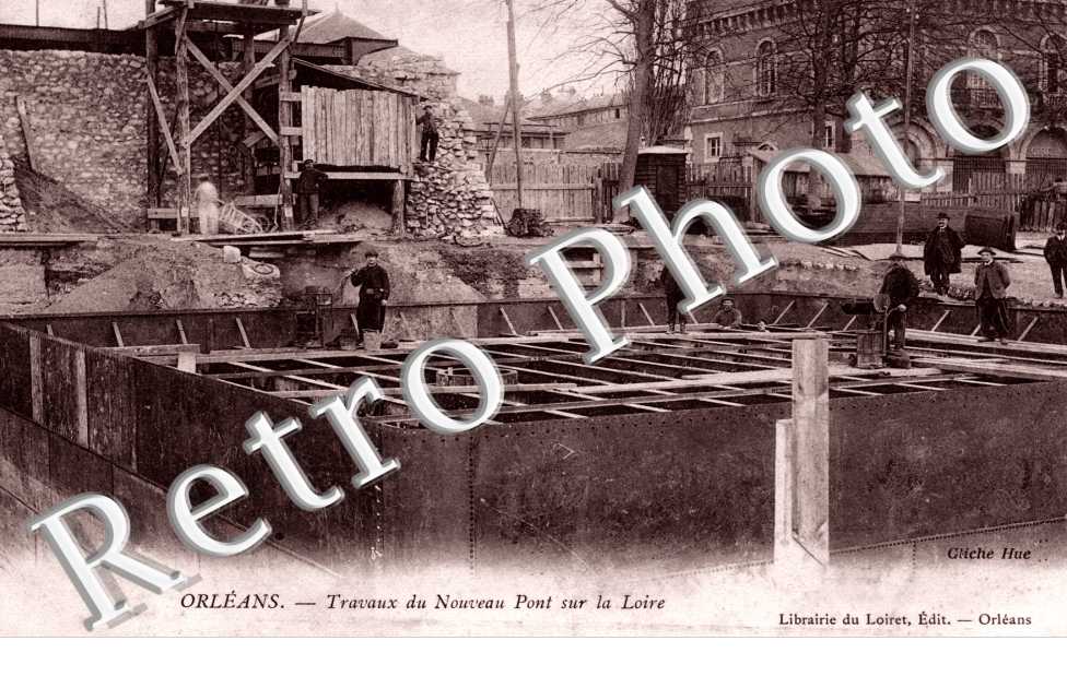 Travaux du nouveau pont sur la Loire