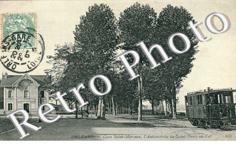 Gare Saint Marceau - L'Automotrice de Saint Martin en Val