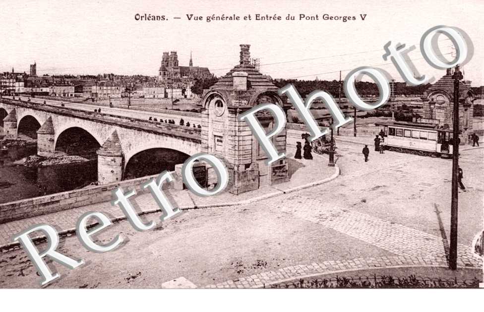 Vue generale et entree du pont Georges V