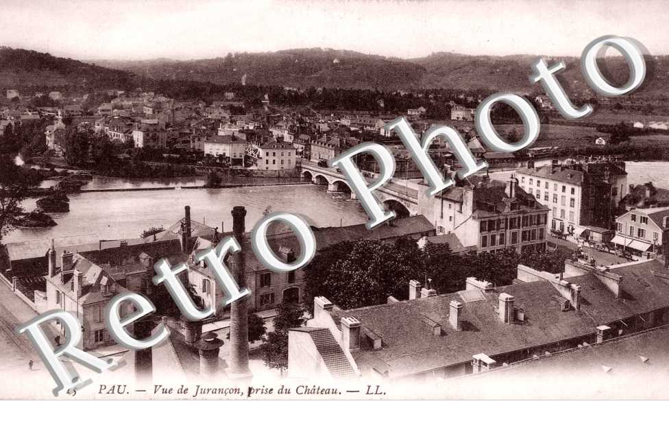 Vue sur Jurancon prise du Chateau