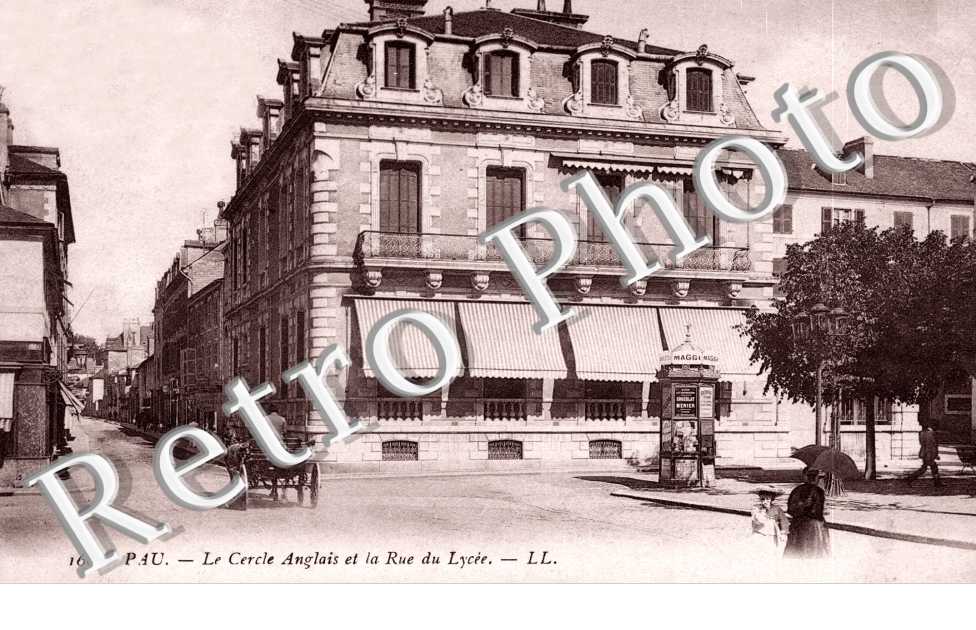 le Cercle anglais et la rue du Lycee