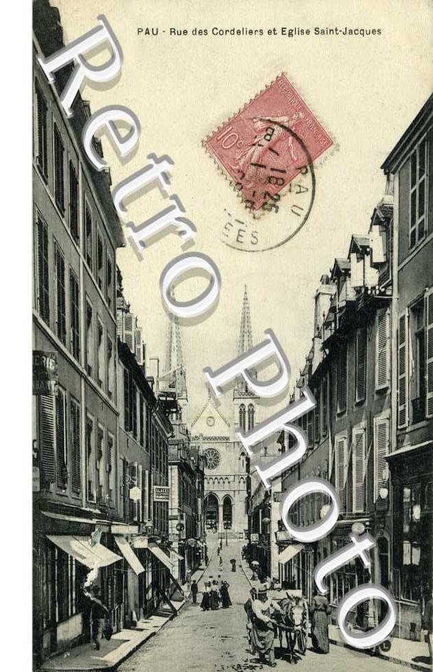 Rue des Cordeliers et Eglise Saint-Jacques