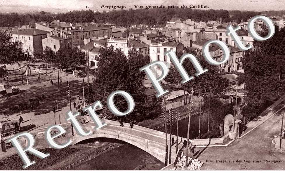 Vue Generale prise du Castillet