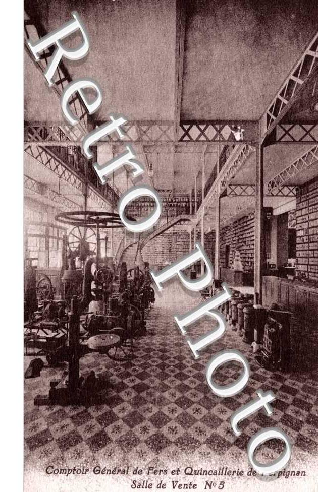 Comptoir general de Fers et Quincaillerie de Perpignan - salle de vente