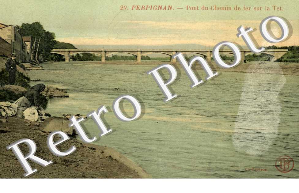 pont du chemin de fer sur la Tet