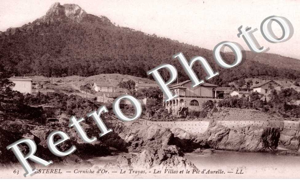 Le Trayas, les Villas et le Pic d&#039;Aurelle