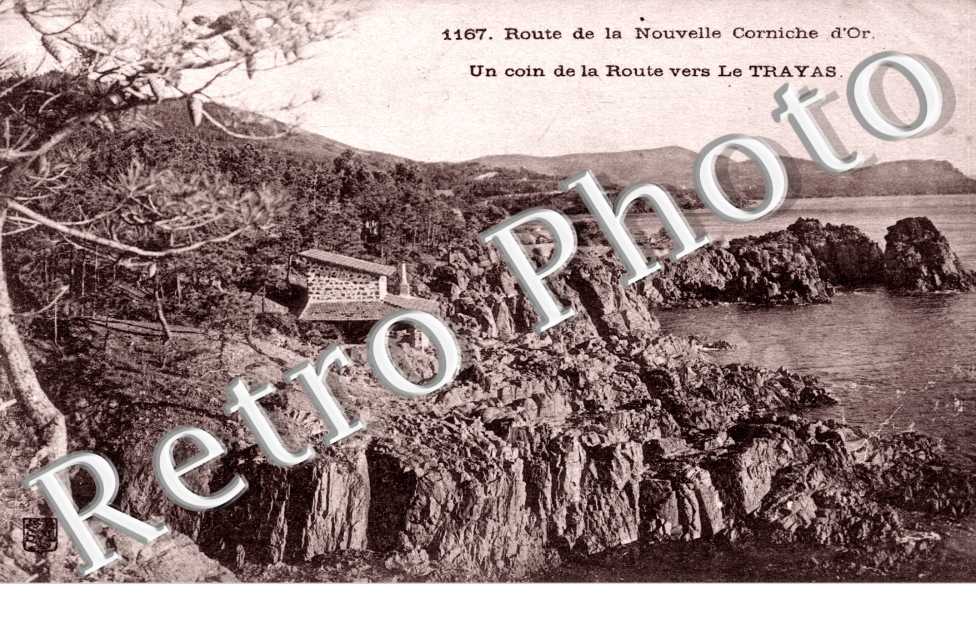 Route de la Nouvelle Corniche d&#039;Or, un coin de la Route vers le Trayas