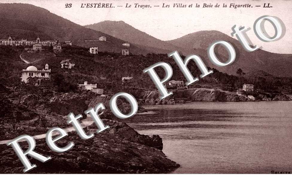 Le Trayas, Villas et la Baie de la Figarette