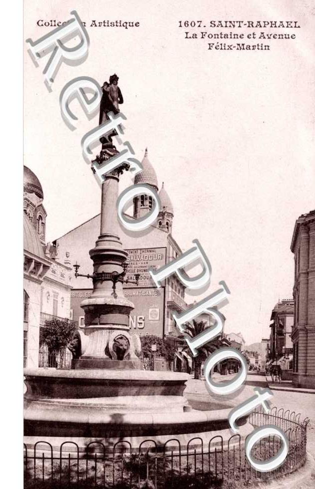 la fontaine et avenue Felix Martin