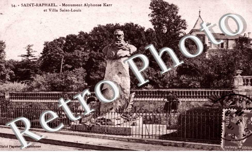 Monument Alphonse Karr et Villa Saint Louis