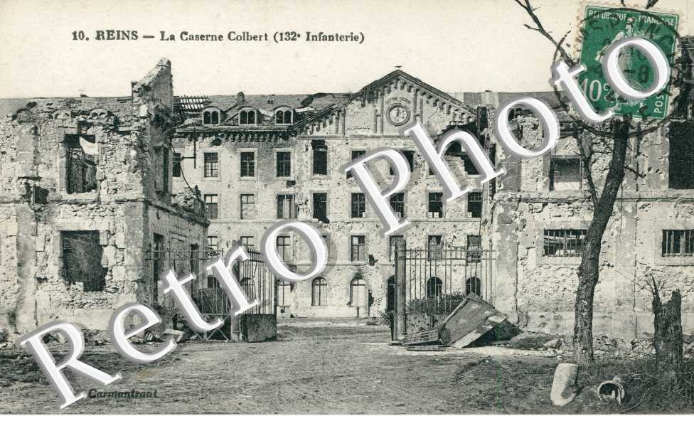 Caserne Colbert en ruines