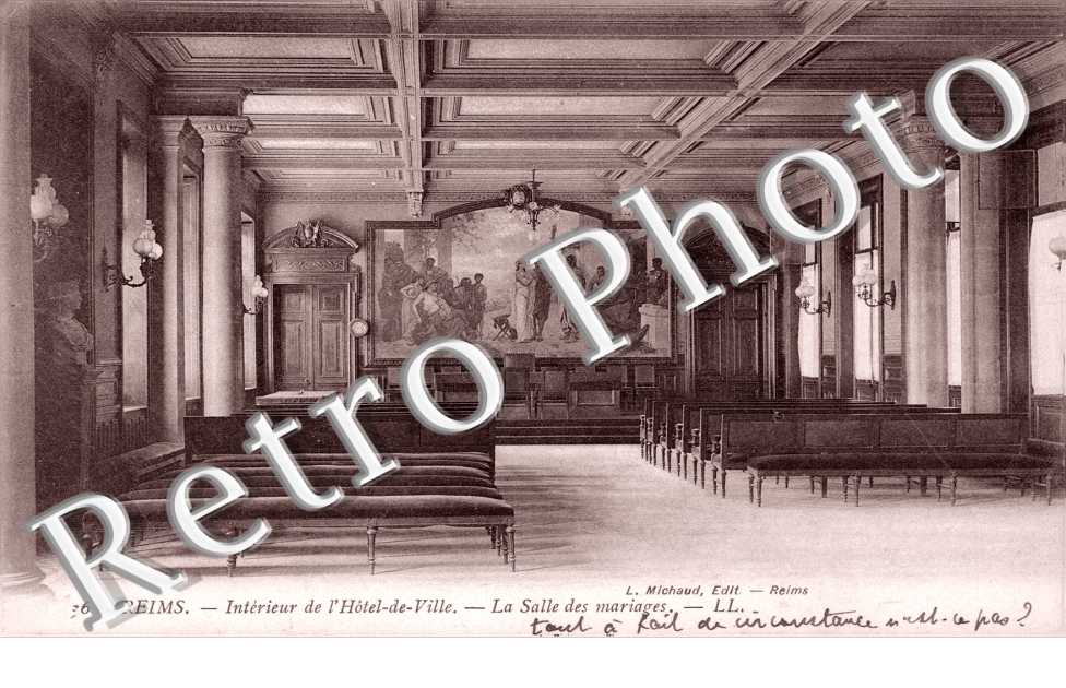 Interieur de l&#039;Hotel de Ville, Salle des Mariages