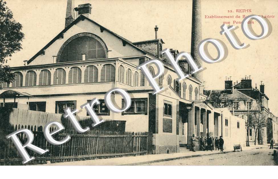 etablissement de Bains et Lavoir rue Ponsardin