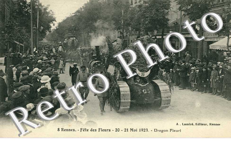 Fete des fleurs 20 - 21 mai 1923  Dragon Fleuri