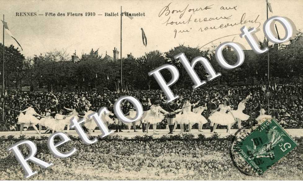 Fete des fleurs 1910 Ballet d'Hamelet