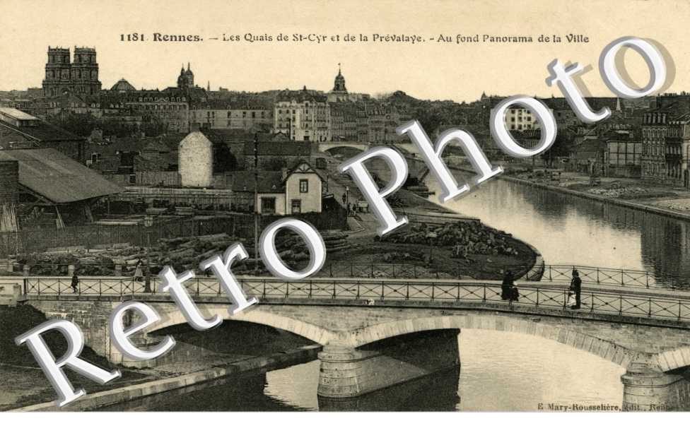 les quais de Saint Cyr et de la Prevalaye