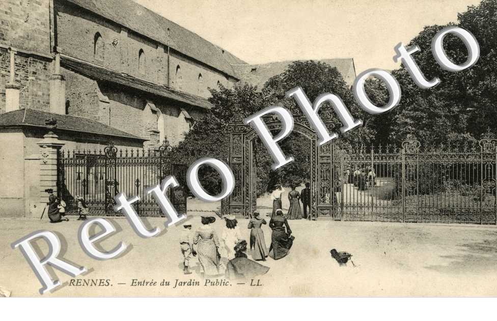 Entree du jardin public