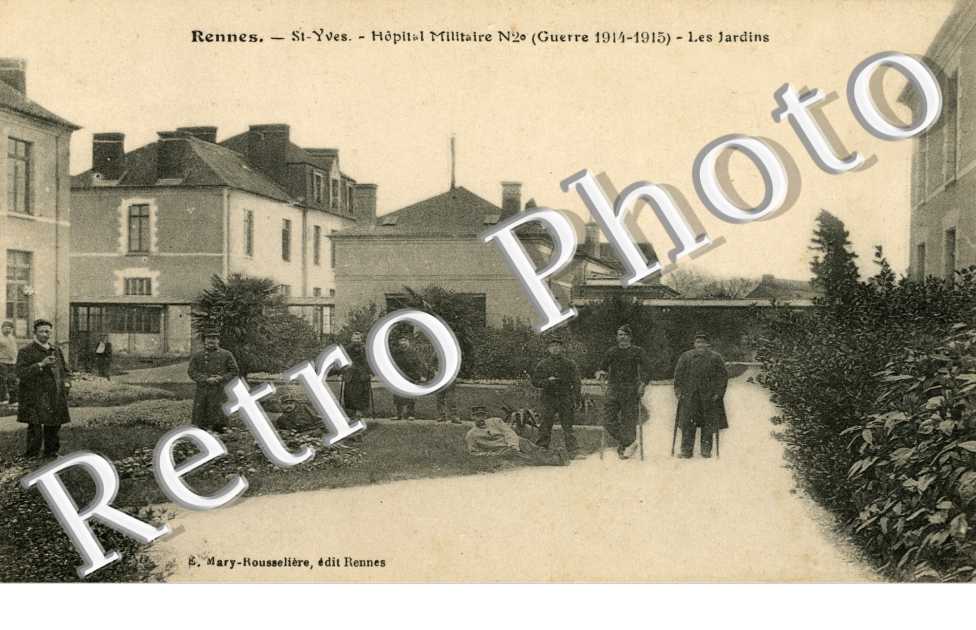 Saint Yves hopital militaire Les jardins
