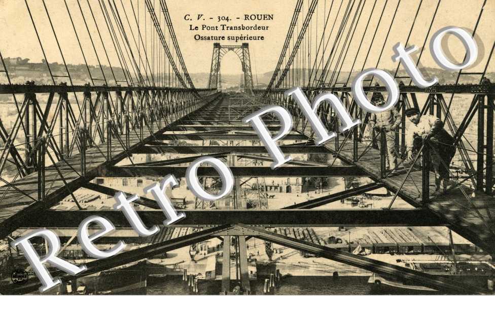 Le pont Transbordeur - Ossature Superieure