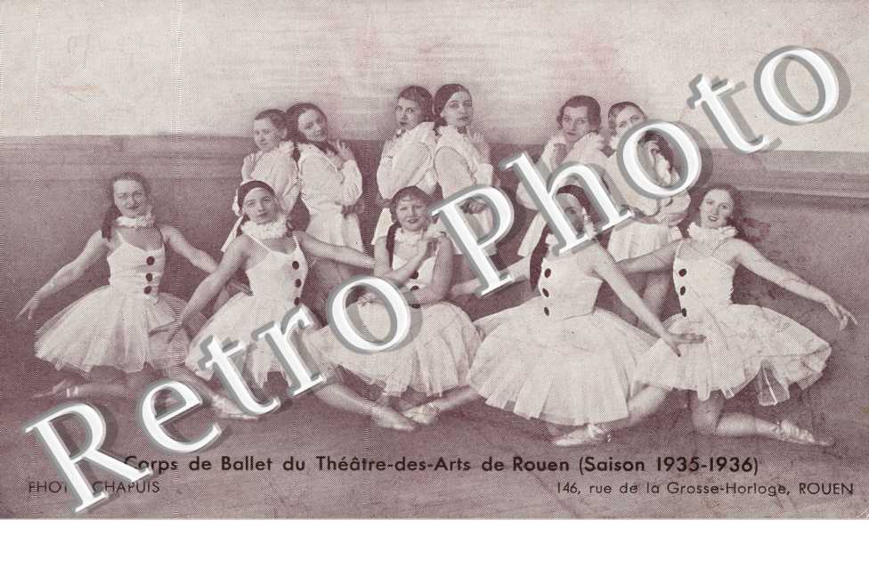 Corps de Ballet du Theatre des Arts de Rouen Saison 1935-1936) - 146 rue de la Grosse-Horloge