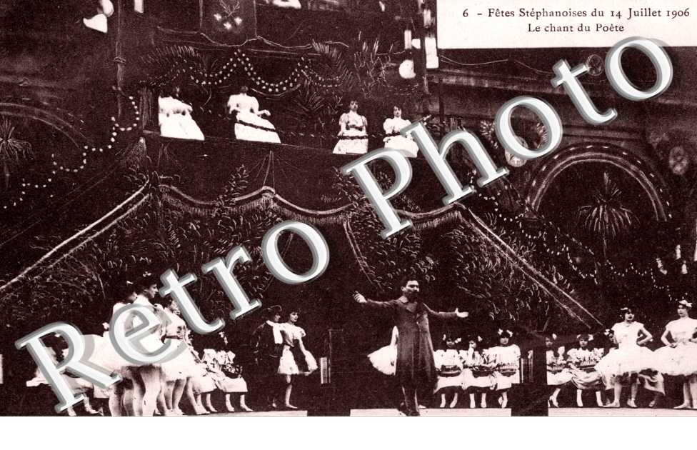 Fêtes Stéphanoises du 14 Juillet - Le Chant du Poete