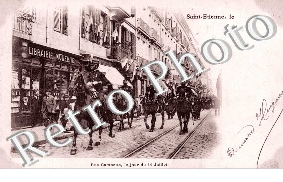 Rue Gambetta le Jour du 14 Juillet