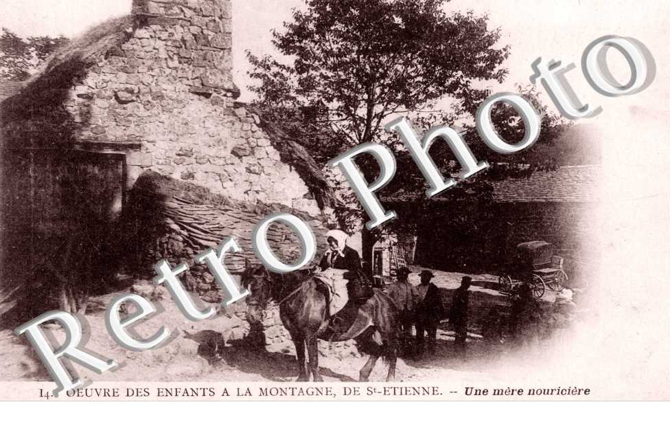 Oeuvre des enfants a la Montagne, une mere nouriciere