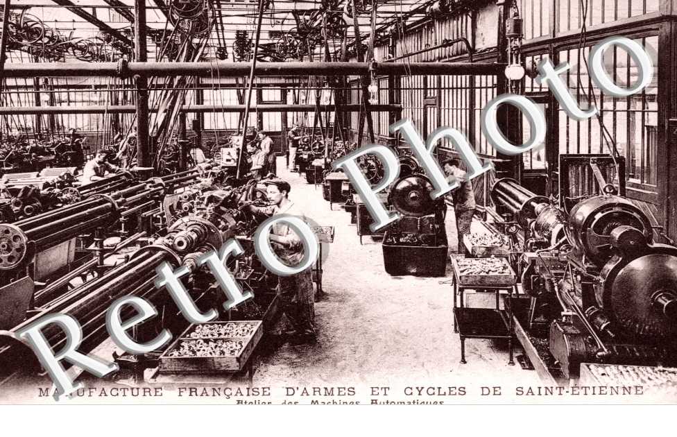manufacture francaise d&#039;armes et cycles de st etienne, atelier des machines automatiques