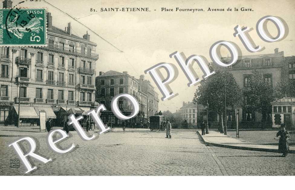 Place Fourneyron, Avenue de la Gare