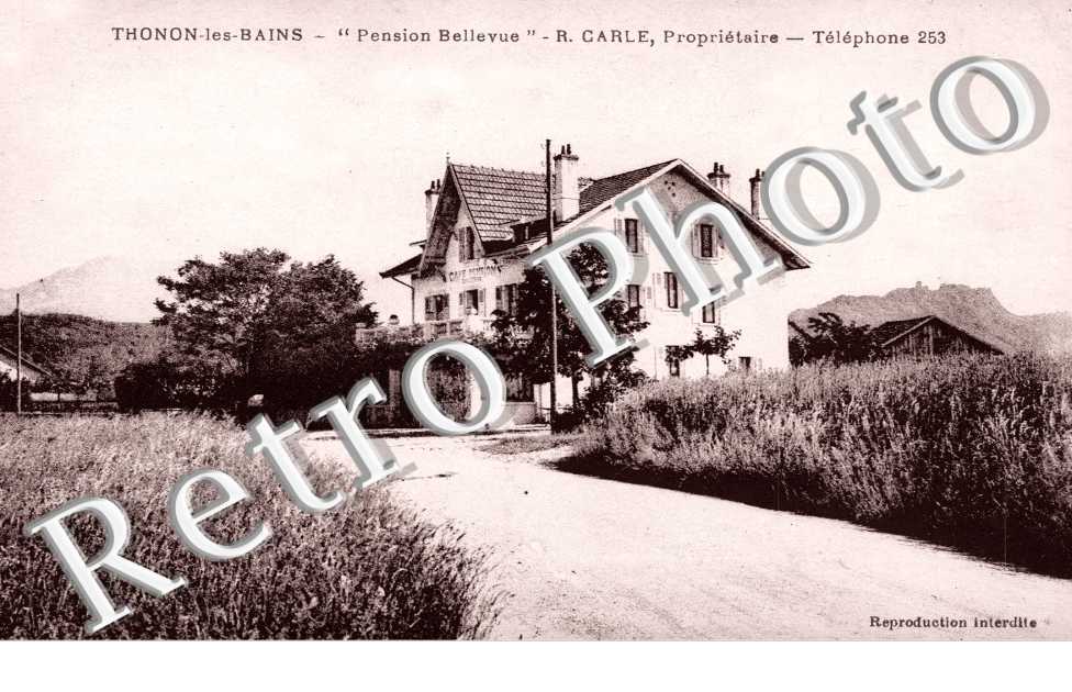 Pension Bellevue, Prop. R. Carle propriétaire