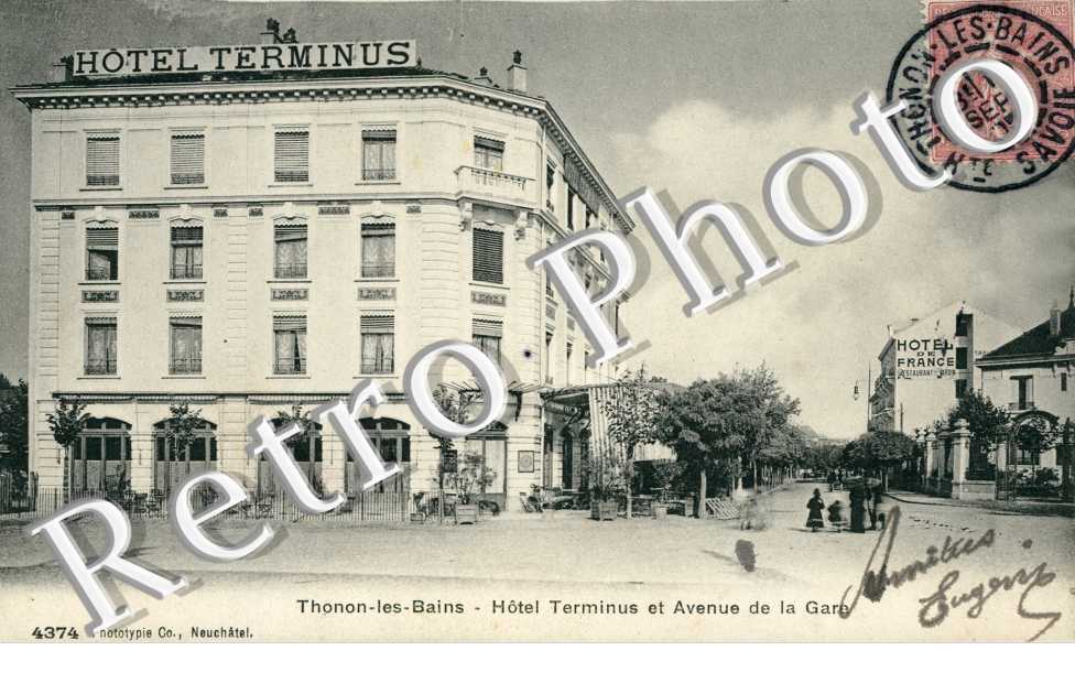 Hotel Terminus et Avenue de la Gare