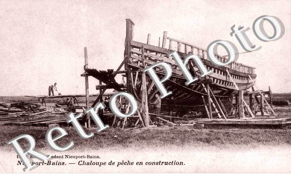 Chaloupe de peche en construction