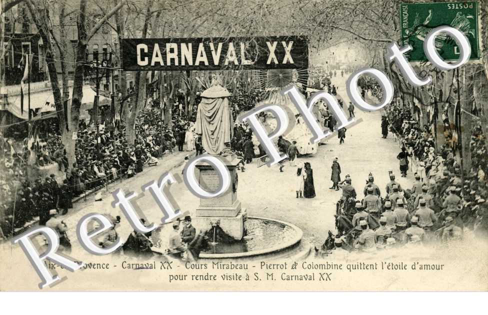 Carnaval Cours Mirabeau Pierrot  Colombine