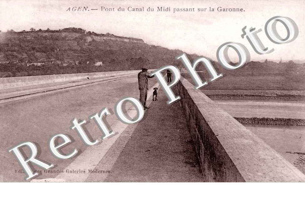 Pont du Canal du Midi passant sur la Garonne