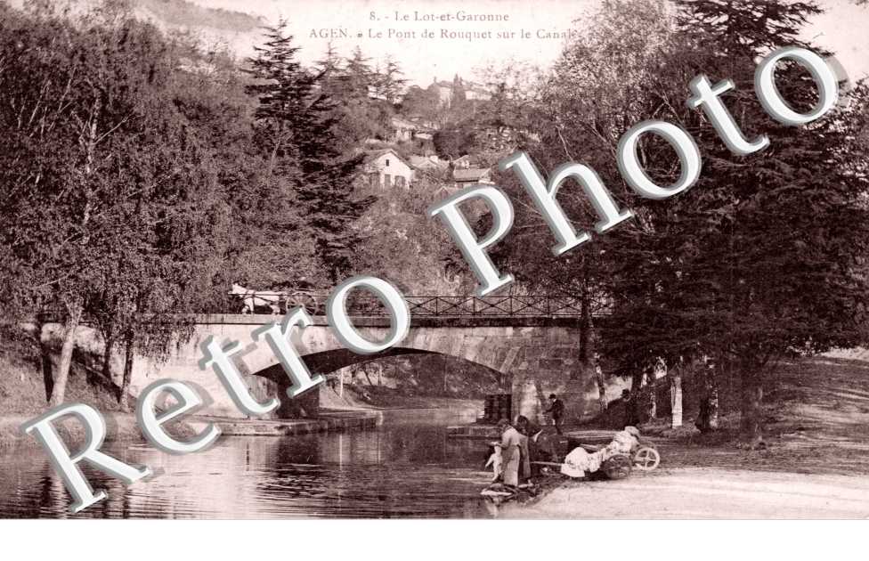 le Pont de Rouquet sur le Canal