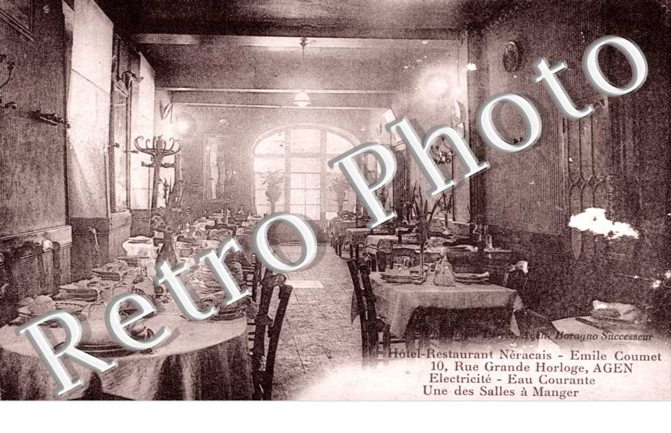 Hotel-Restaurant Neracais, Emile Coumet - 10 rue Grande Horloge