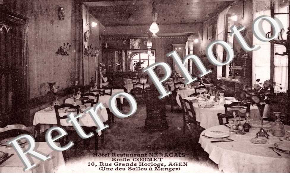 Hotel-Restaurant Neracais, Emile Coumet - 10 rue Grande Horloge