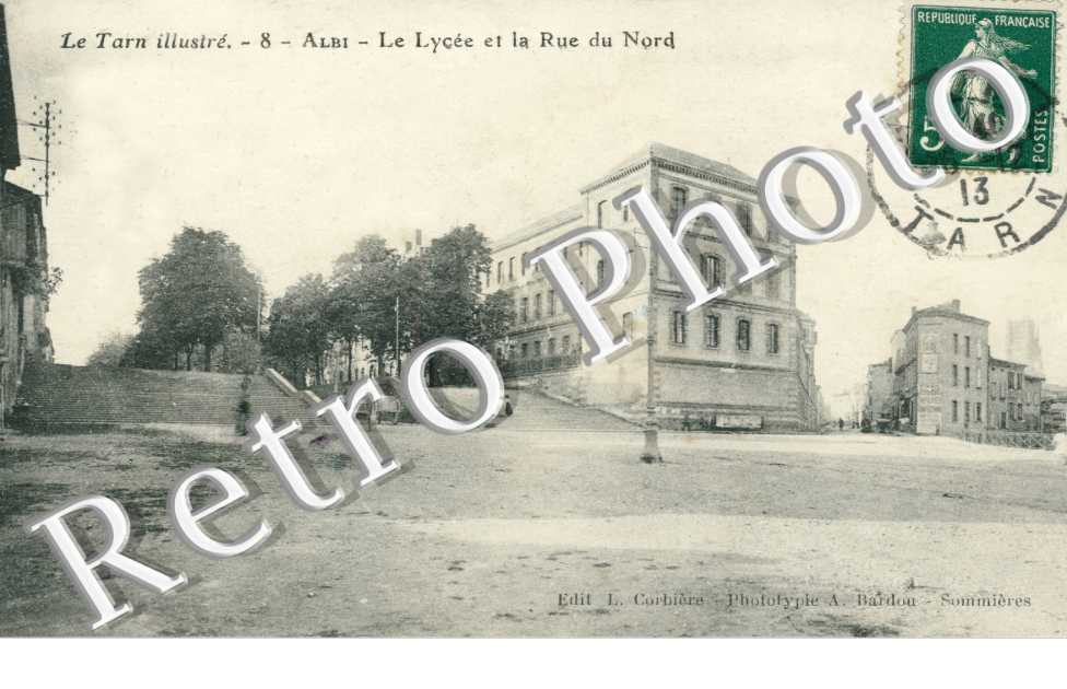 Le lycee et la rue du Nord