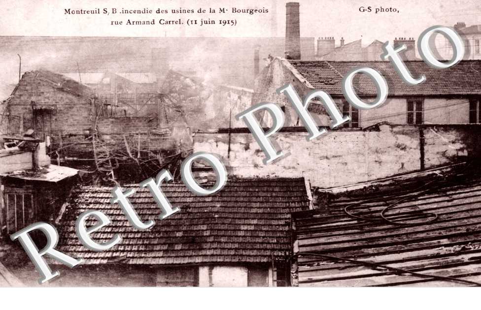 Incendie des Usines de la Maison Bourgeois