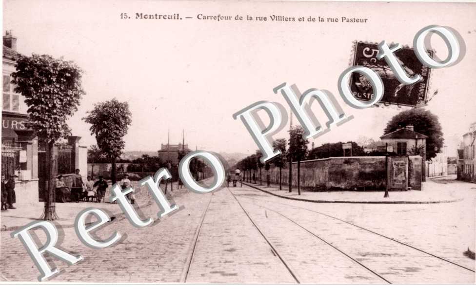 carrefour de la rue Villiers et de la rue Pasteur
