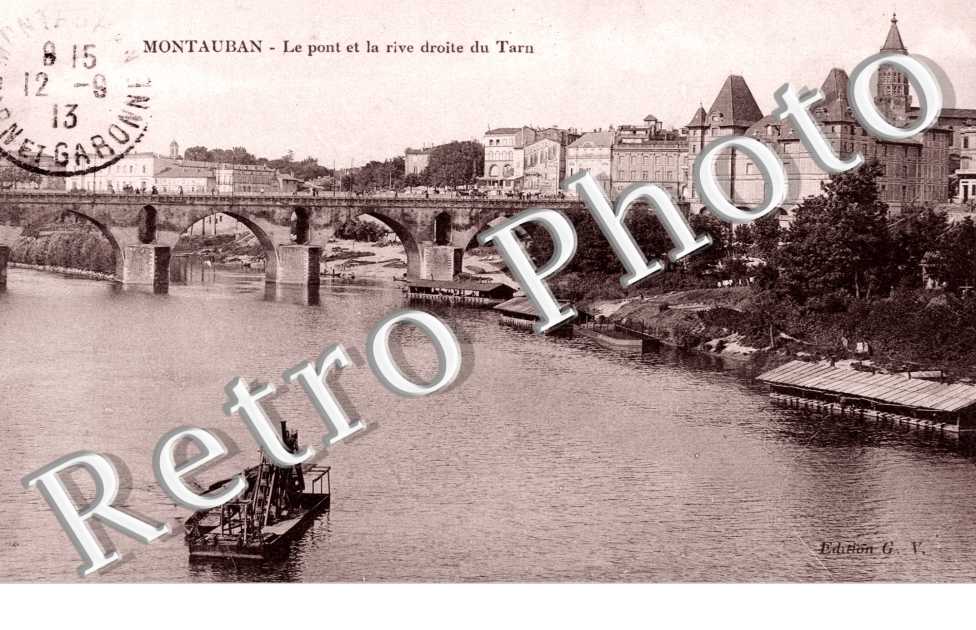 le Pont et la Rive Droite du Tarn